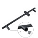 Round Matt black Shower Rail With Hand held Shower Set Round Matt black Shower Rail With Hand held Shower Set